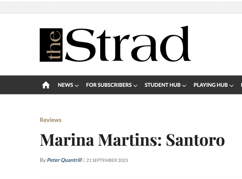 The Strad  |   Review Santoro CD